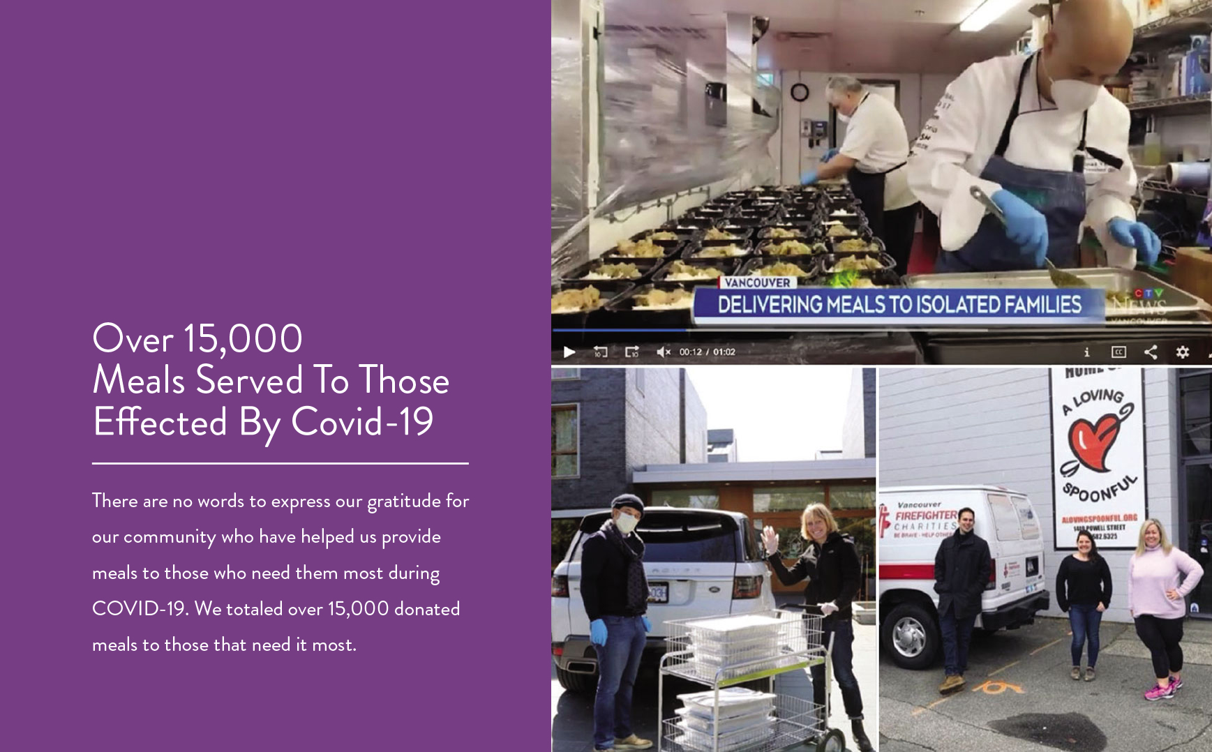 There are no words to express our gratitude for our community who have helped us provide meals to those who need them most during COVID-19. We totaled over 12,000 donated meals to those that need it most. 