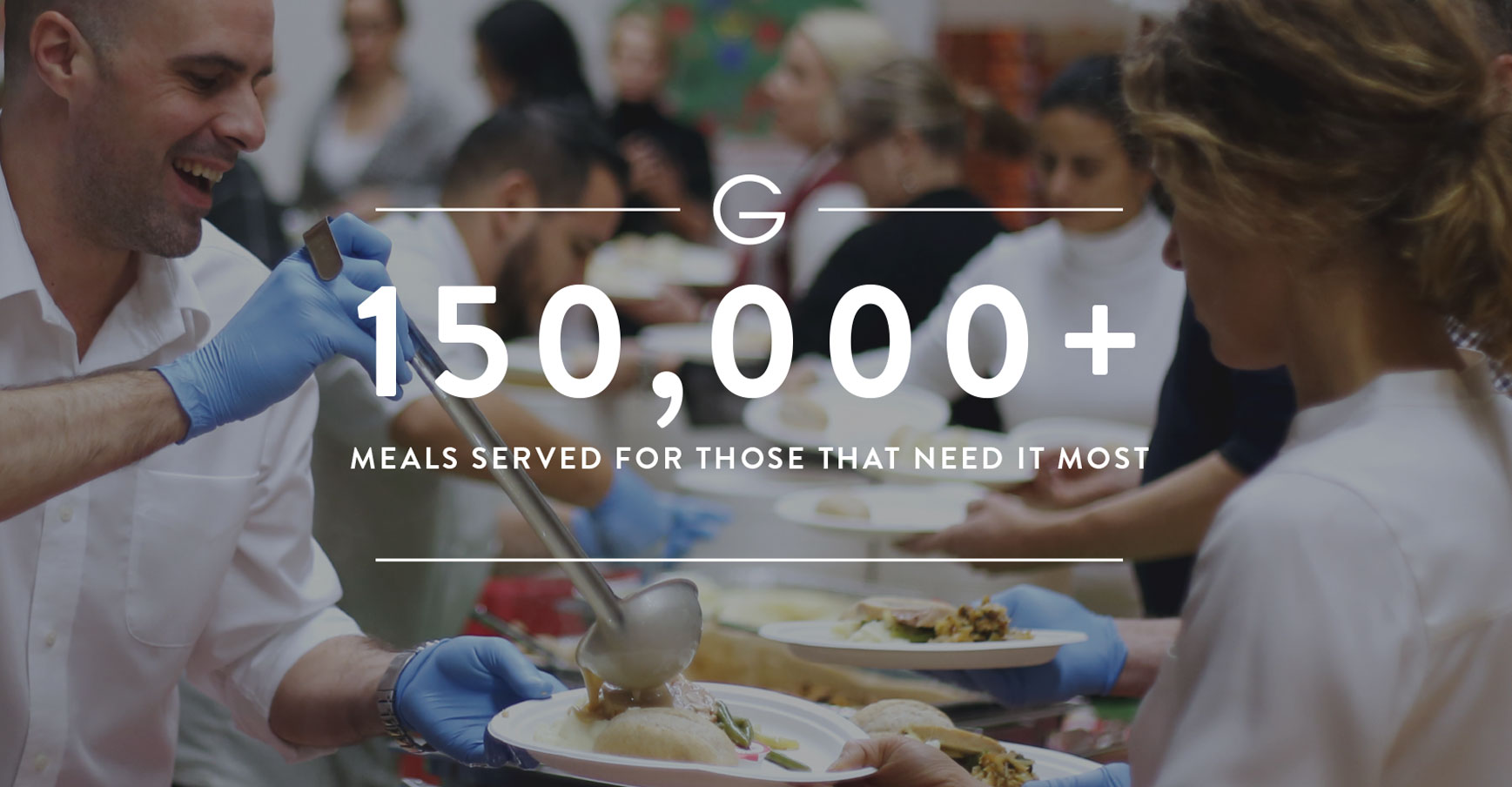 120,000+ MEALS SERVED FOR THOSE THAT NEED IT MOST