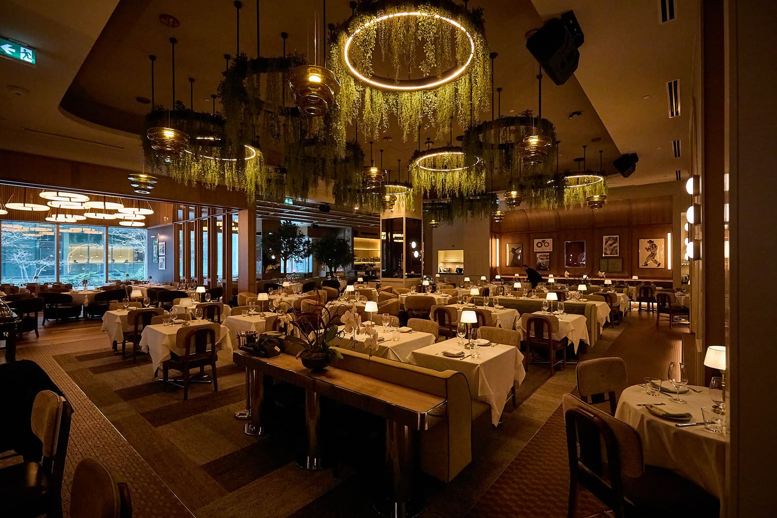 The dining room at Riley’s Toronto