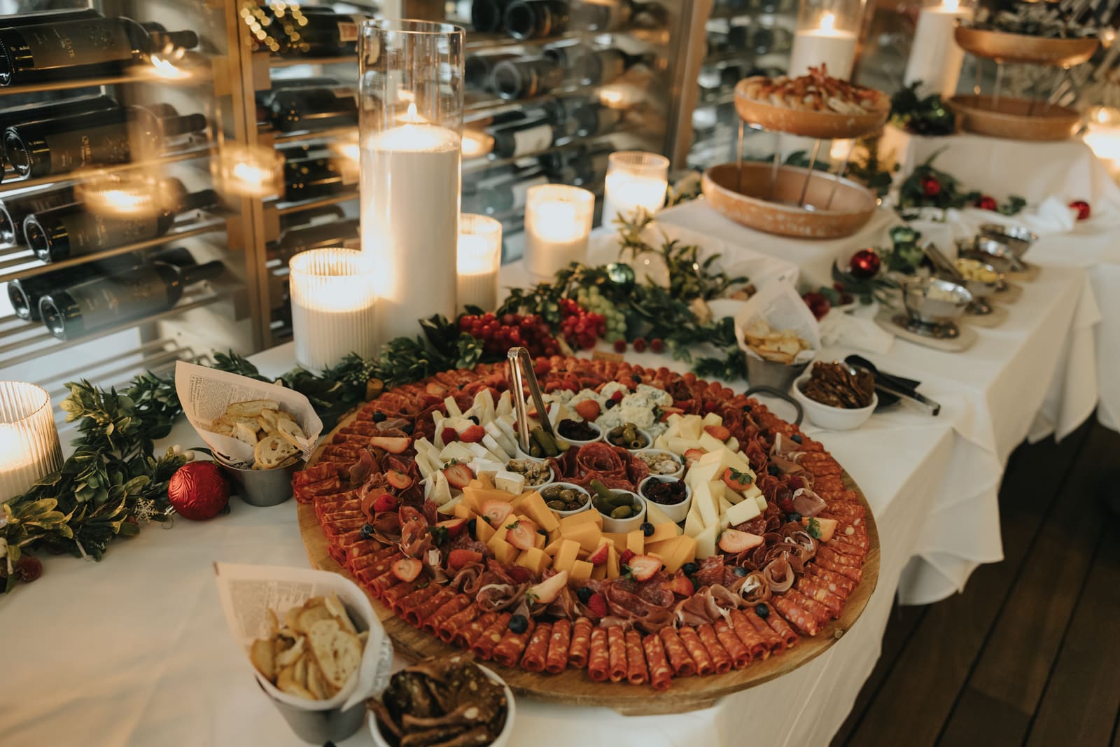A holiday grazing table at Riley’s