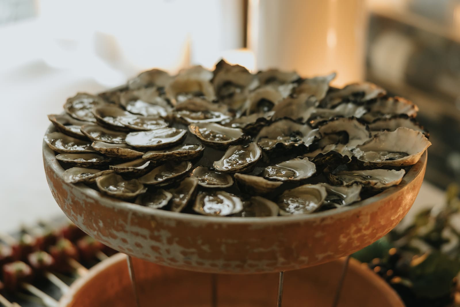An oyster platter at Riley’s